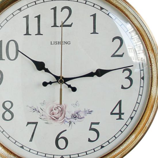 Vintage Golden Wall Clock – product view 4
