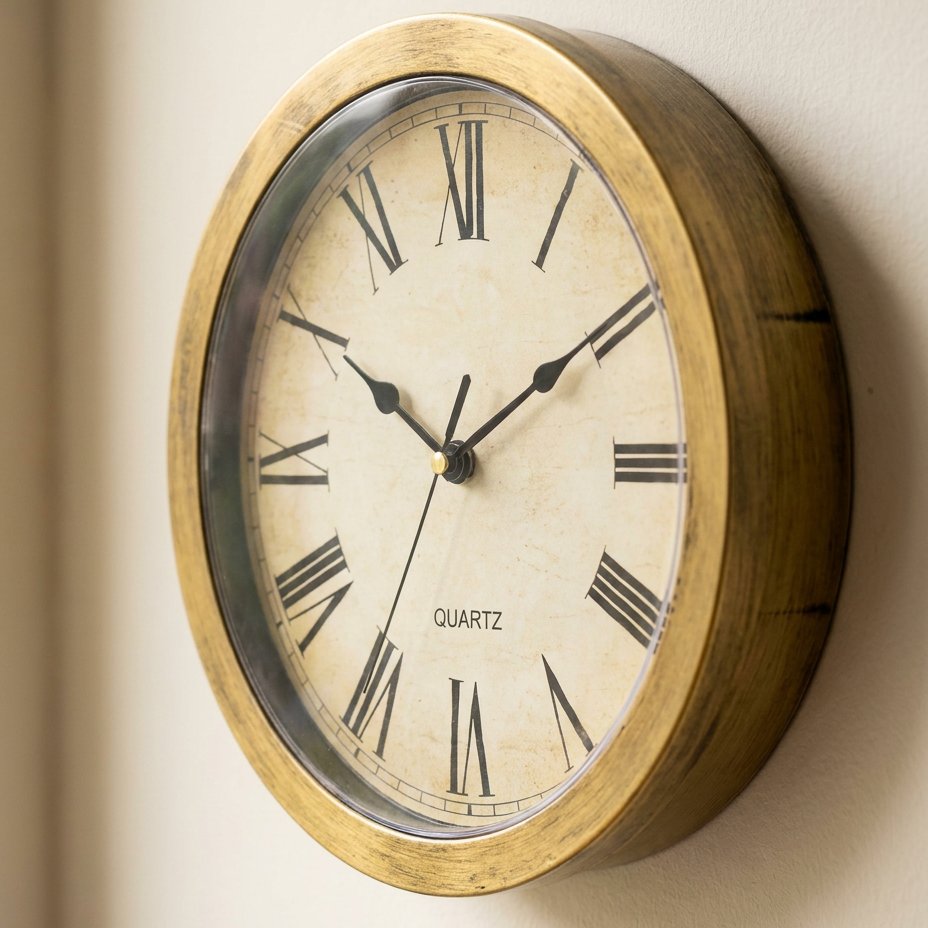 Vintage Hidden Safe Wall Clock – product view 3