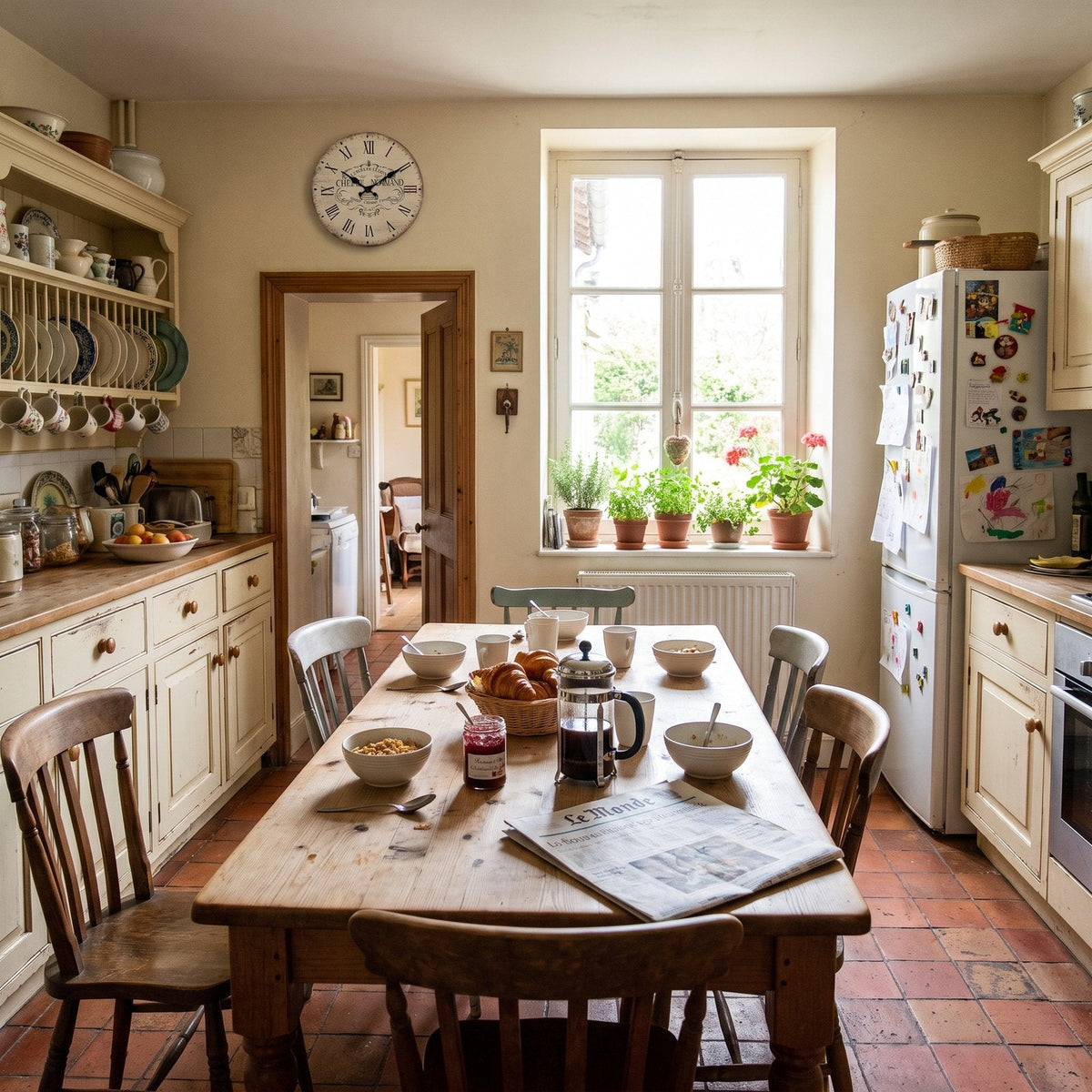 Vintage Kitchen Wall Clock – product view 4