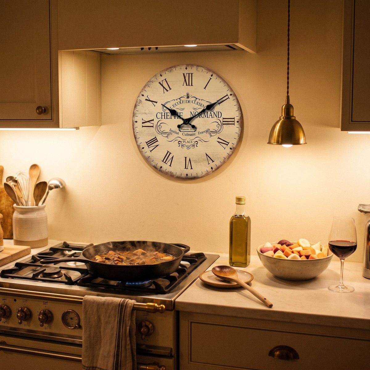 Vintage Kitchen Wall Clock – product view 5