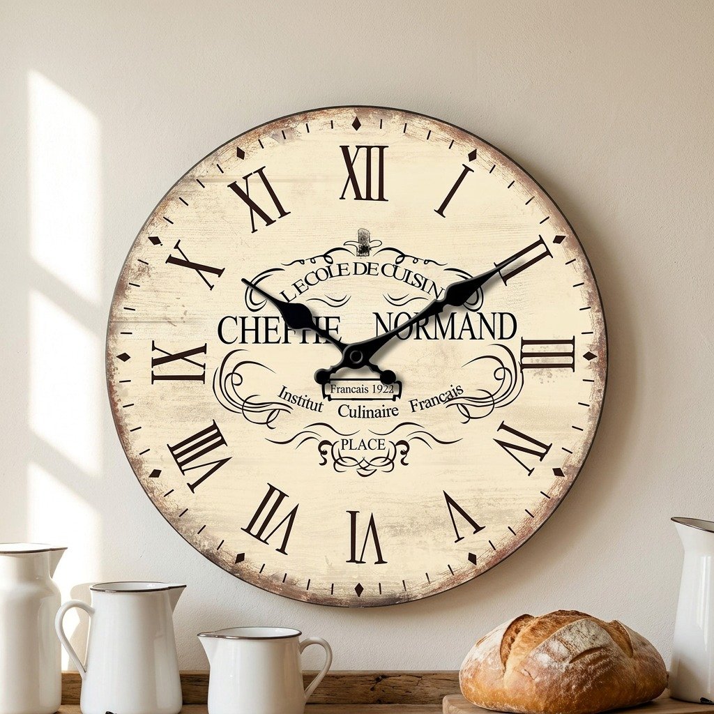 Vintage Kitchen Wall Clock – product view 7