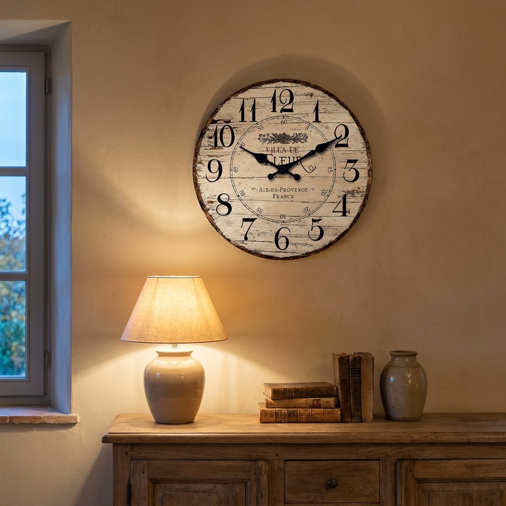 Vintage Provence Wall Clock – product view 4