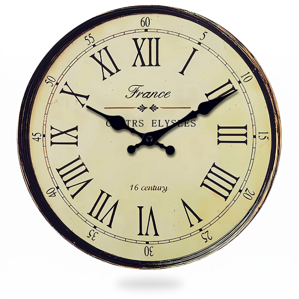 Vintage Roman Numeral Wall Clock – product view 5