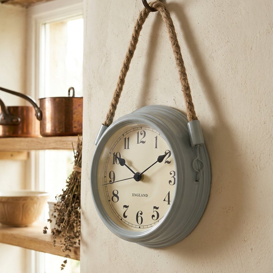 Vintage Rope Wall Clock – product image