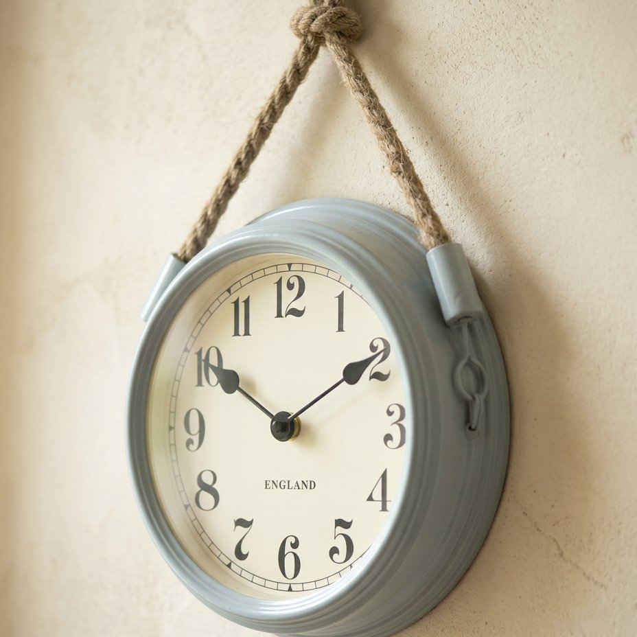 Vintage Rope Wall Clock – product view 4