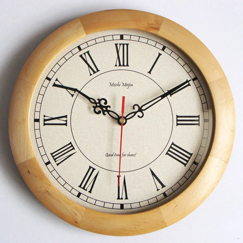 Vintage Wall Clock Vintage Roman Numerals – product view 4