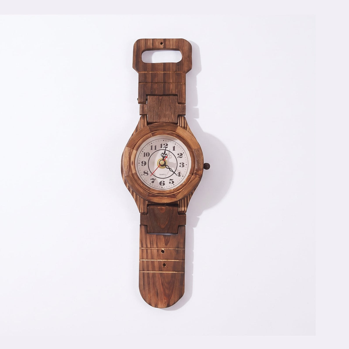 Wall Clock Watch Wood – product view 5