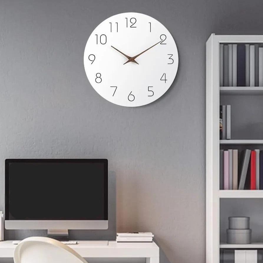 White Designer Wall Clock – product image