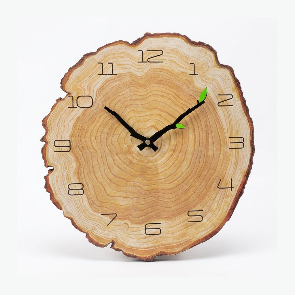 Wood Slice Wall Clock – product view 3