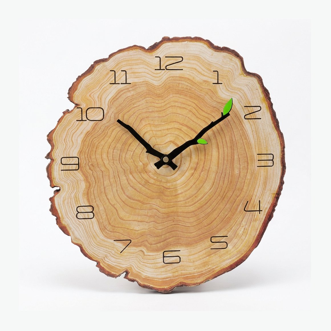 Wood Slice Wall Clock – product view 3