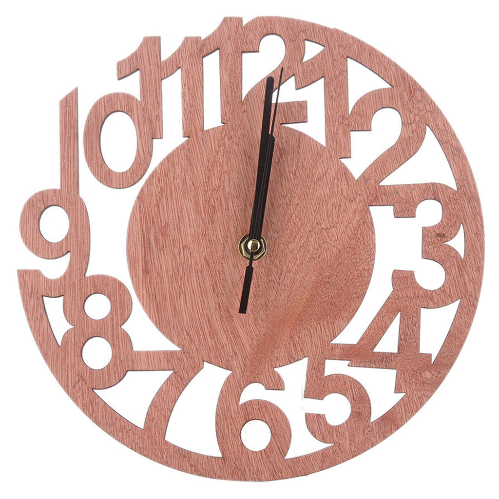 Wooden Cutout Wall Clock – product view 2