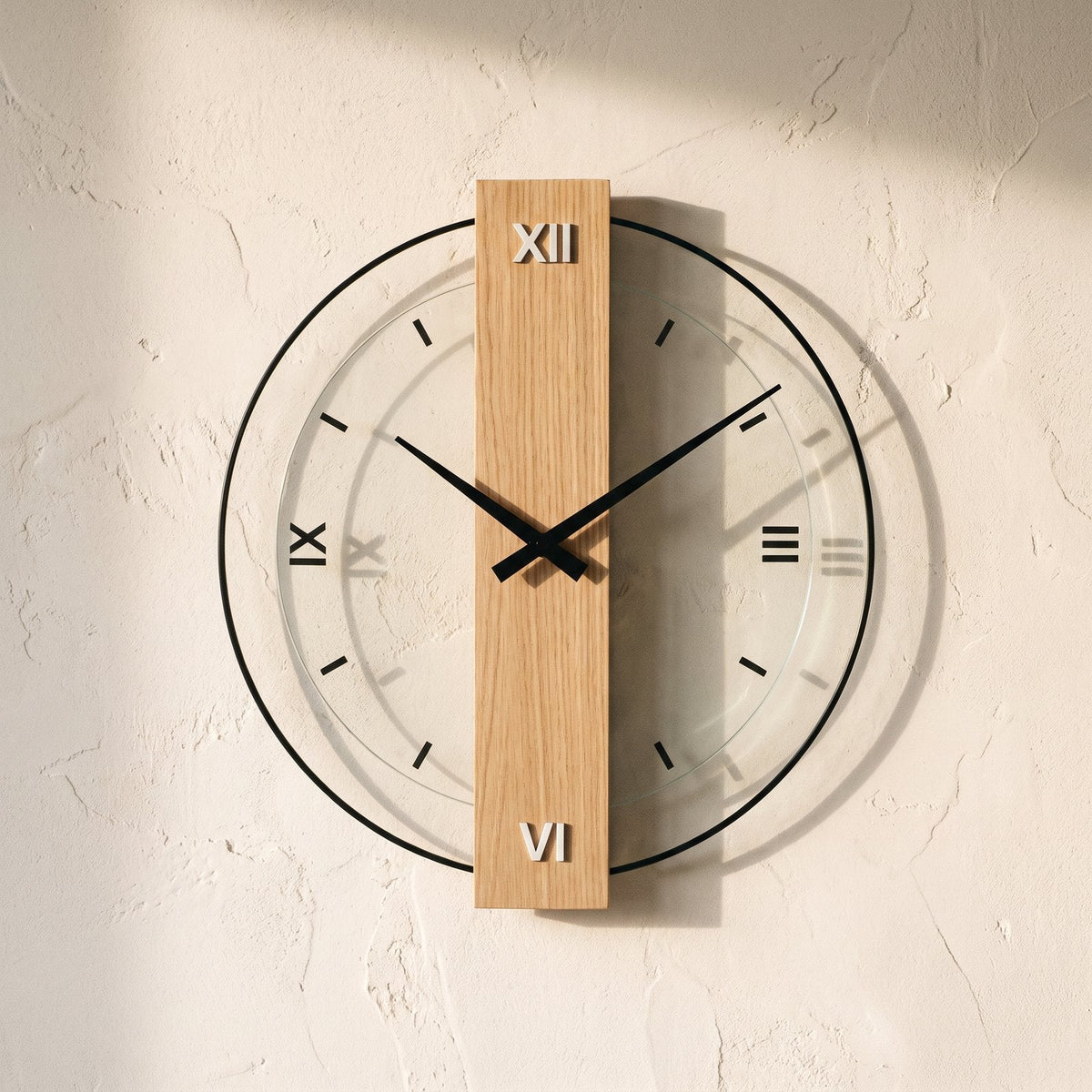 Wooden Design Wall Clock – product view 8