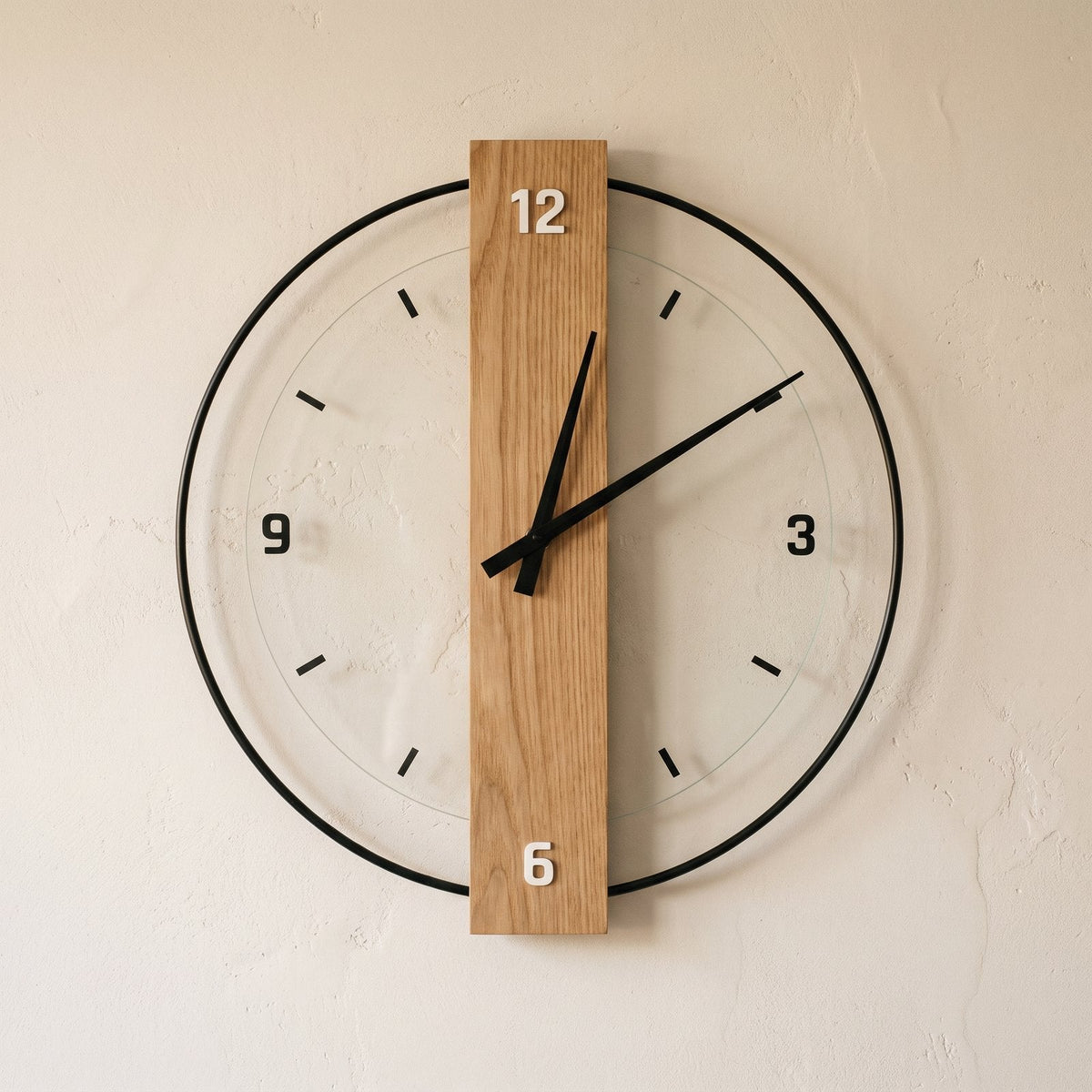 Wooden Design Wall Clock – product view 9