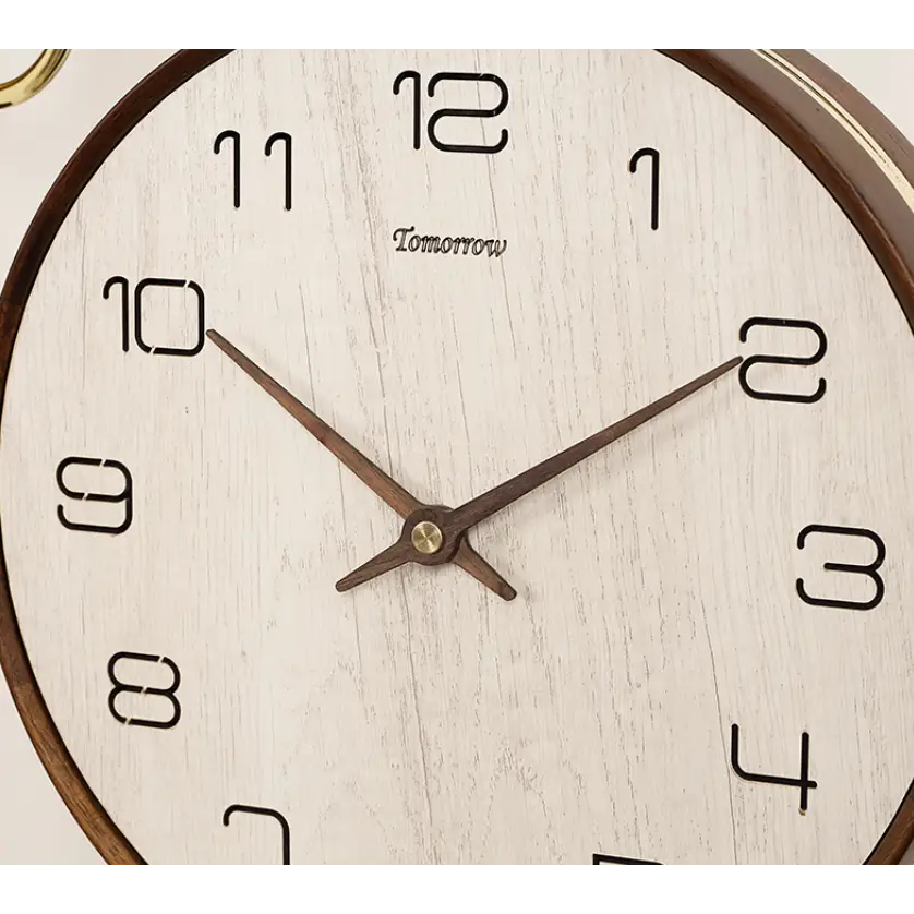 Wooden Double-Sided Wall Clock – view 8