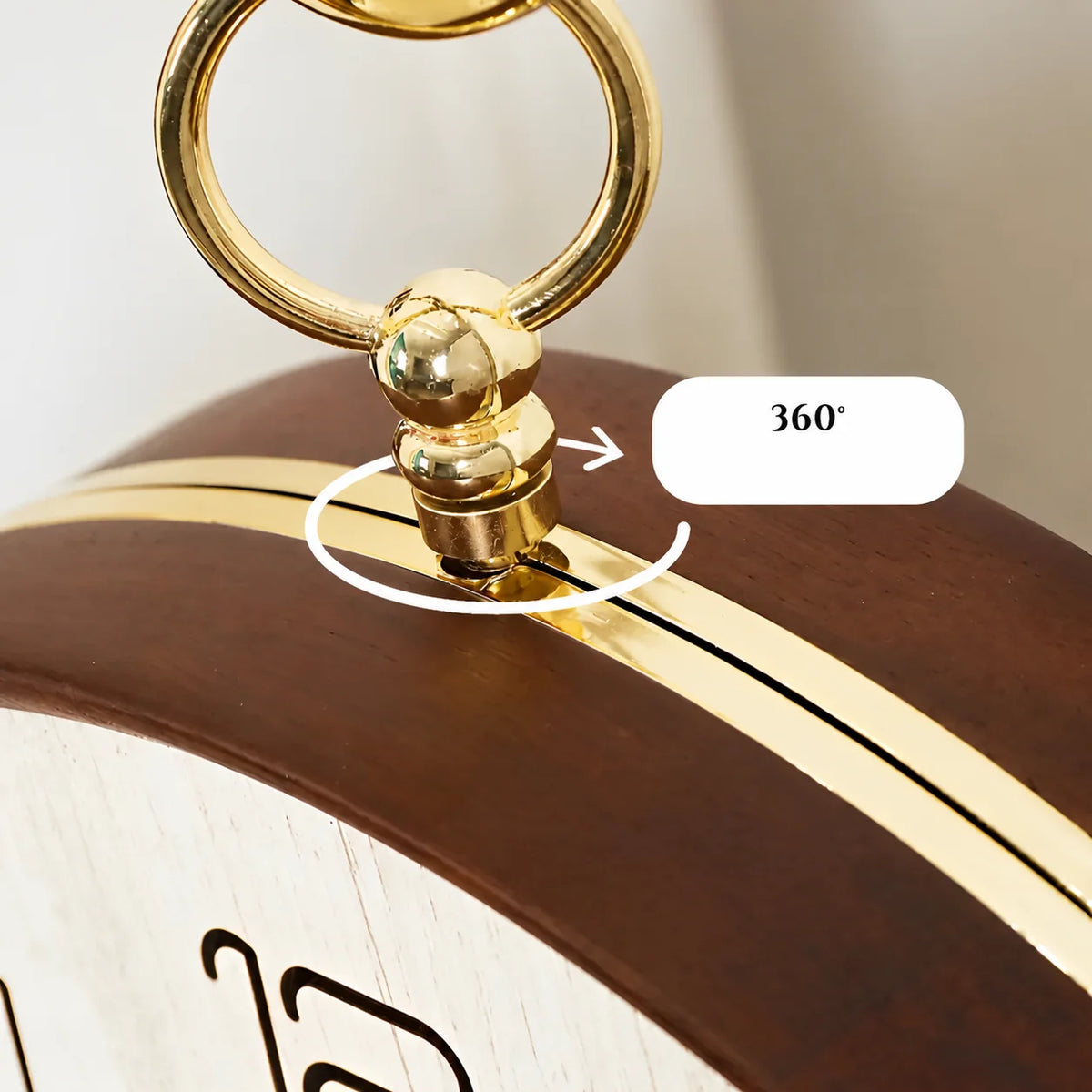 Wooden Double-Sided Wall Clock – image 6