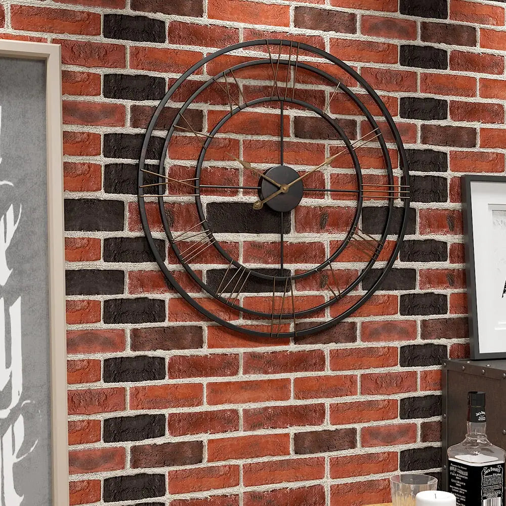 Wrought Iron Industrial Wall Clock – view 3