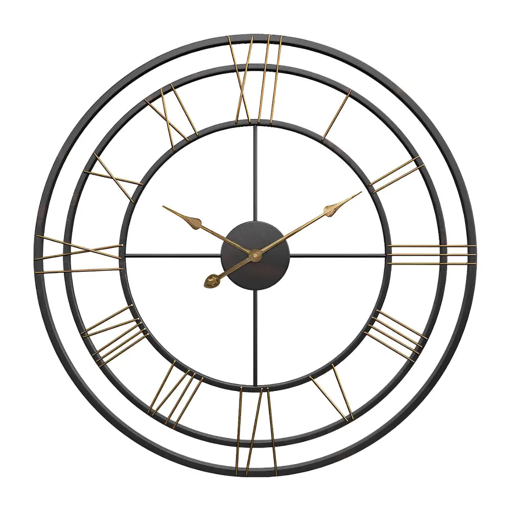 Wrought Iron Industrial Wall Clock – view 6